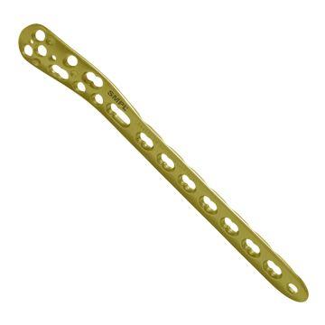 SMPL - Великогомілкова дистально медіальна 3.5мм. пластина, низький профіль, ліва, комбіновані отвори, з кутовою стабільністю, титан